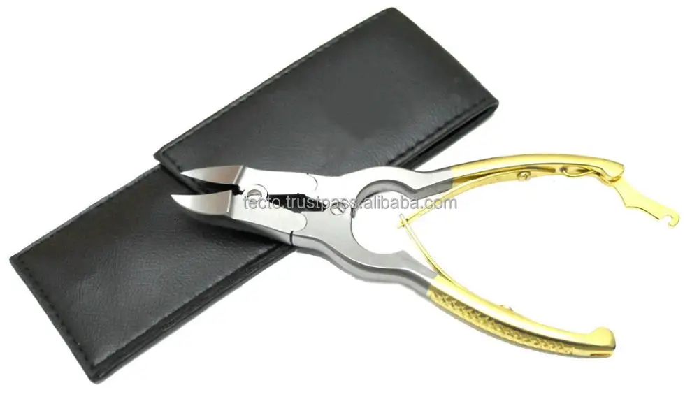 Heavy Duty Toenail Clippers Matt Black Stainless Steel Professional