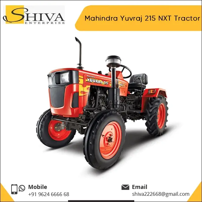 Soybean Crop Tractor Mahindra Yuvraj 215 NXT