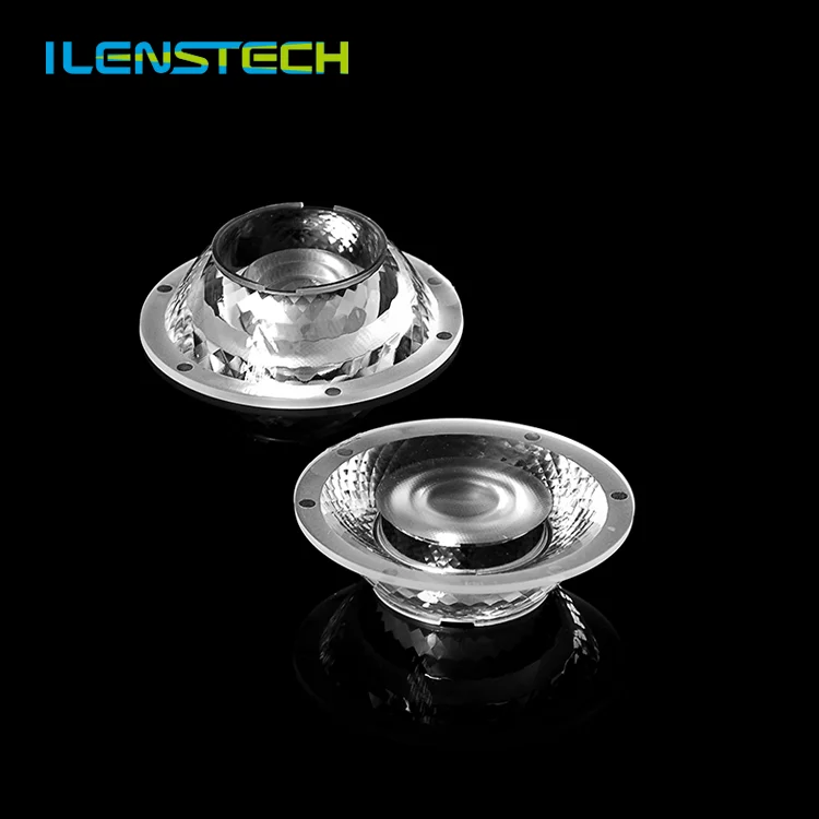 ILENSTECH 36 Degree Narrow Beam Optical Led Cob PMMA Tir Lens 50mm
