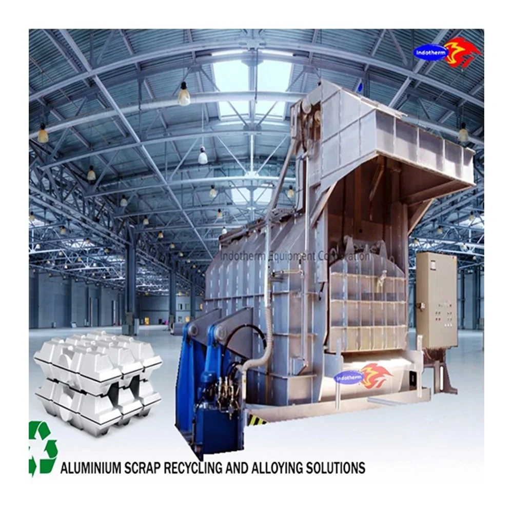 Aluminium Scrap Recycling Skelner Melting Furnace Make Indotherm With