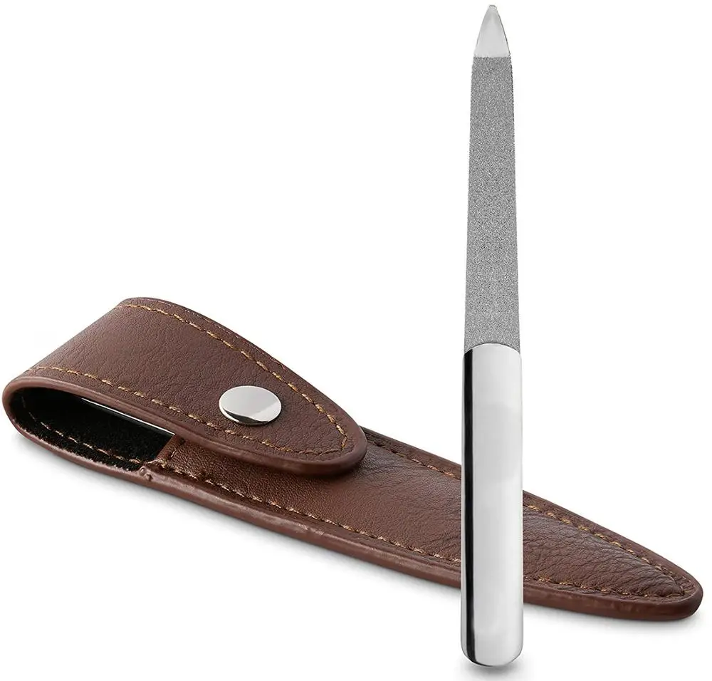 Professional Stainless Steel Nail File Buffer Metal Double Side