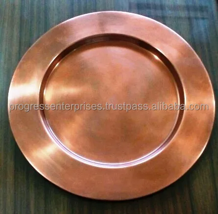 Solid Brass And Copper Charger Plates And Underplates Tableware And Cutlery Buy Copper Brass Charger Plates Copper Brass Charger Under Plates Brass Copper Dinner Plates Product On Alibaba Com