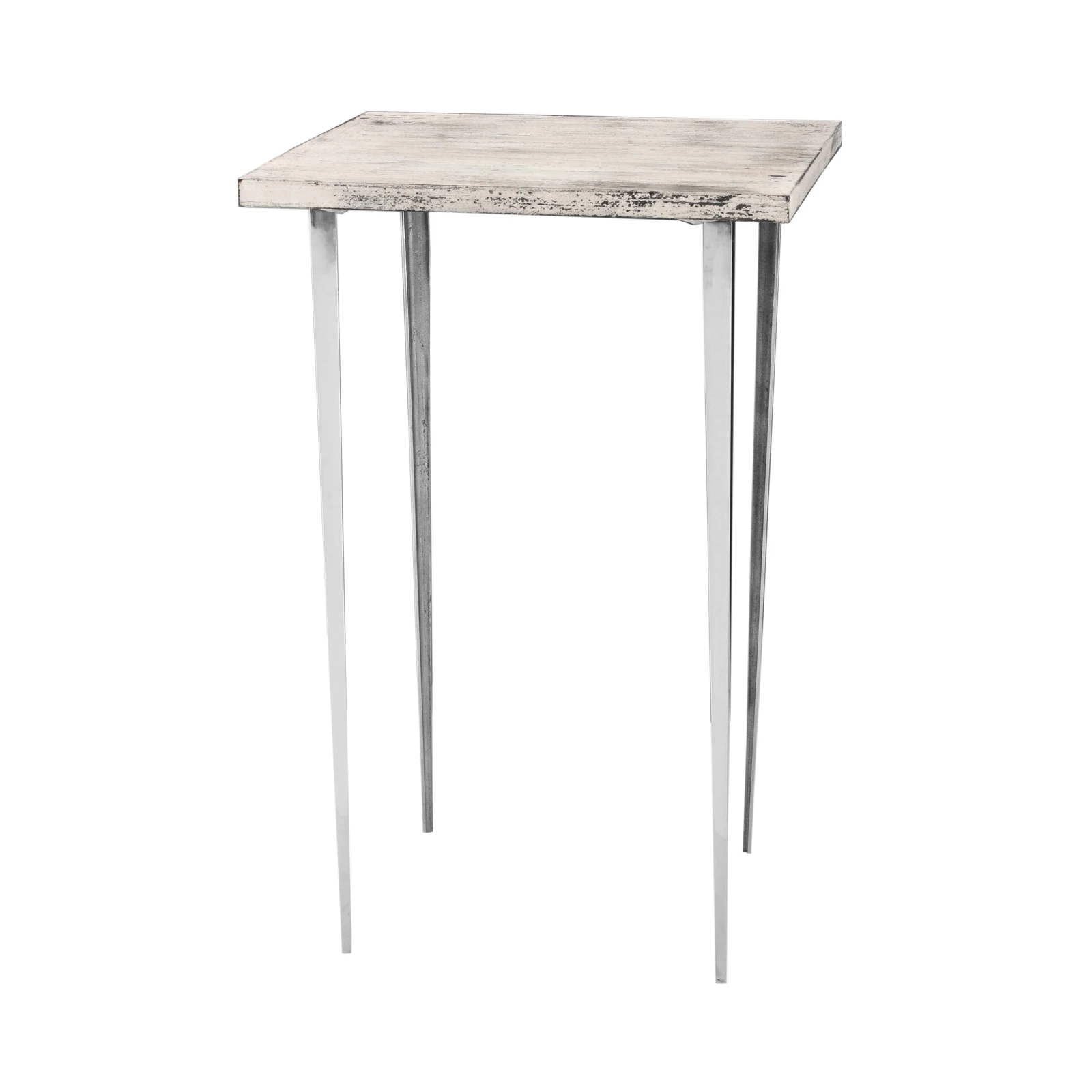 High Quality Industrial Modern Wooden Top Antique Vintage And Pins Type Stainless Steel Legs End Table Bedside Table Home Decor Buy Industrial End Table