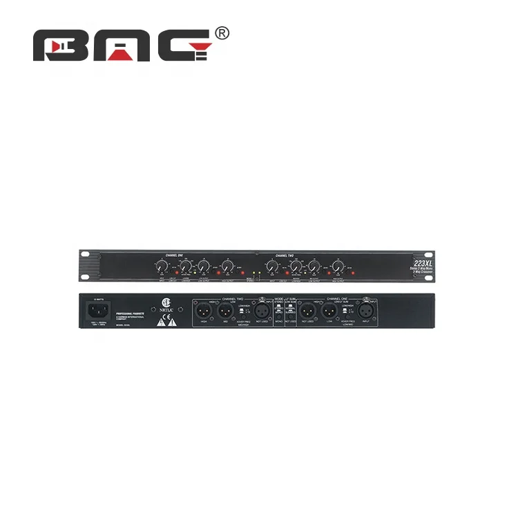 dbx 223XL ステレオ 2-Way/Mono 3-Way クロスオーバー dbx ディービーエックス 223XL ステレオ2Wayモノラル3Way