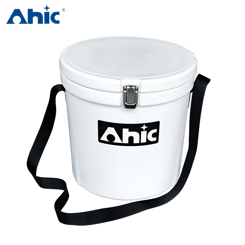 AHIC Insulation Small 12qt Portable Round Roto Mold Ice Chest