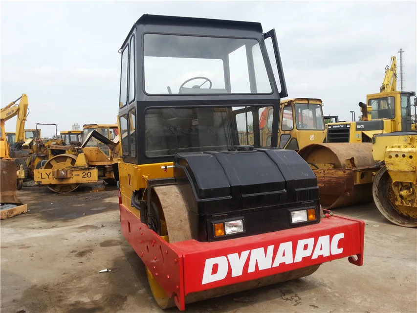 Used Compactor Road Roller Dynapac Double Dump Roller CC211 Original for Sale