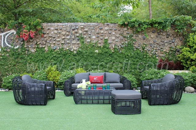 Top Selling High Quality Model Poly Rattan Garden Outdoor Furniture Sofa Set