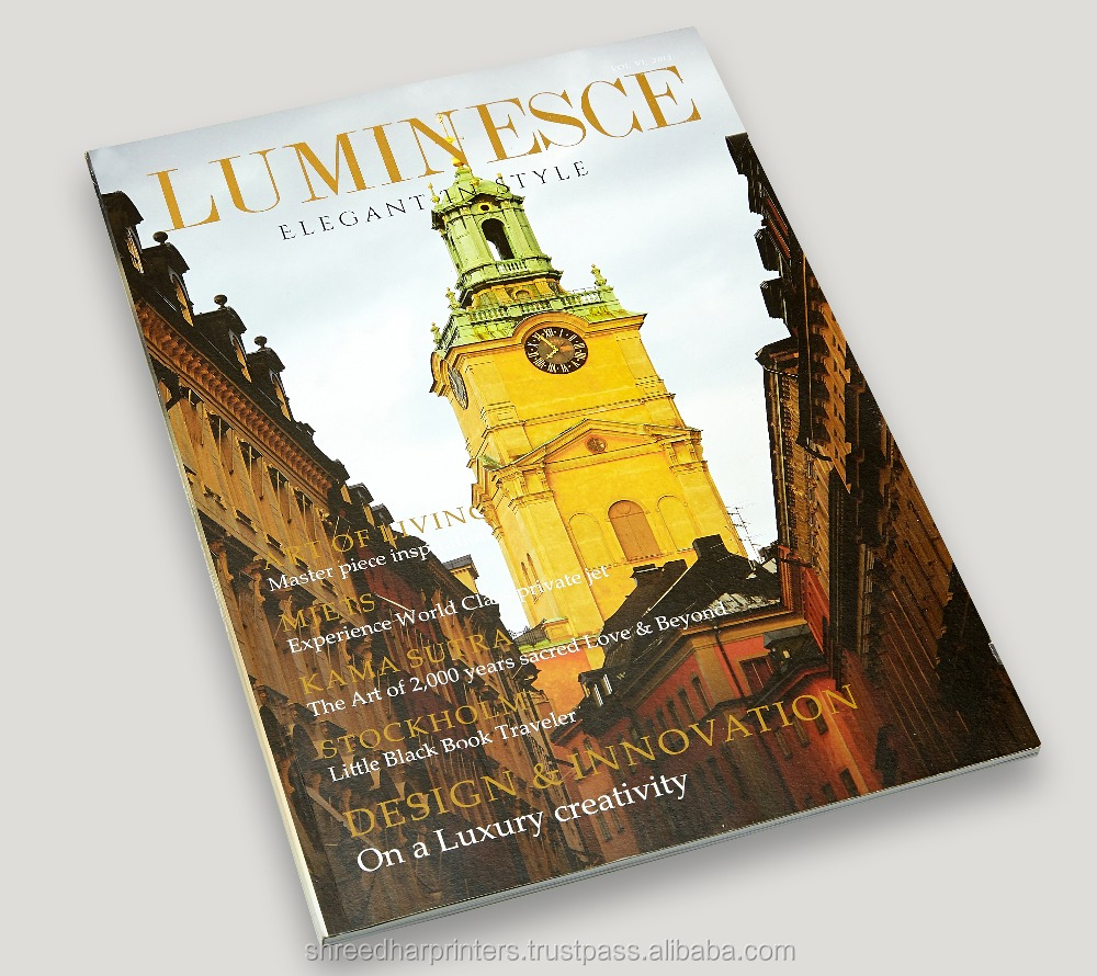 
 Услуги ежемесячной печати журналов.  