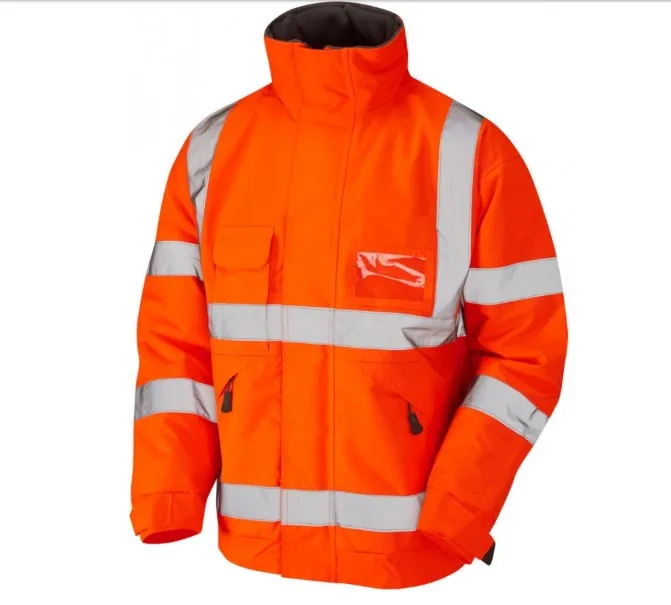 hi vis bomber jacket fleece lined