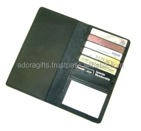 Leather Checkbook Cover MONIK Check Book Cover Hand Sewn Black Leather Bags & Purses Wallets & Money Clips Chequebook Covers 