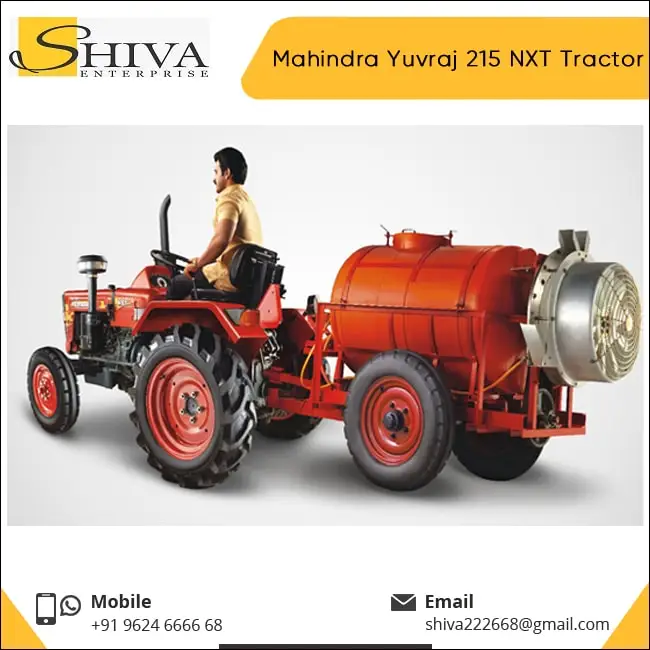 Soybean Crop Tractor Mahindra Yuvraj 215 NXT