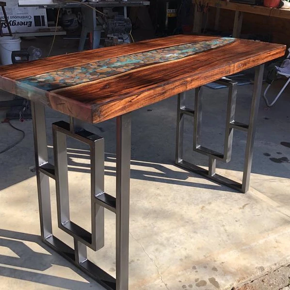 epoxy metal table