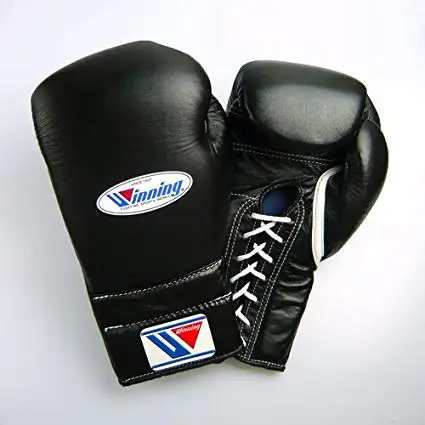 new customized leather boxing gloves with any custom name or logo or winning logo also
