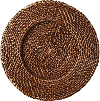 High quality rattan charger plates made in Vietnam new tableware cheapest products
