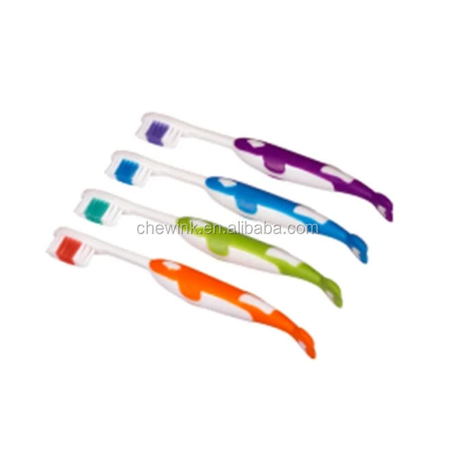 Child Toothbrush with Easy Grip Design Kid-Friendly Dolphin Style Soft Bristles for Home Use