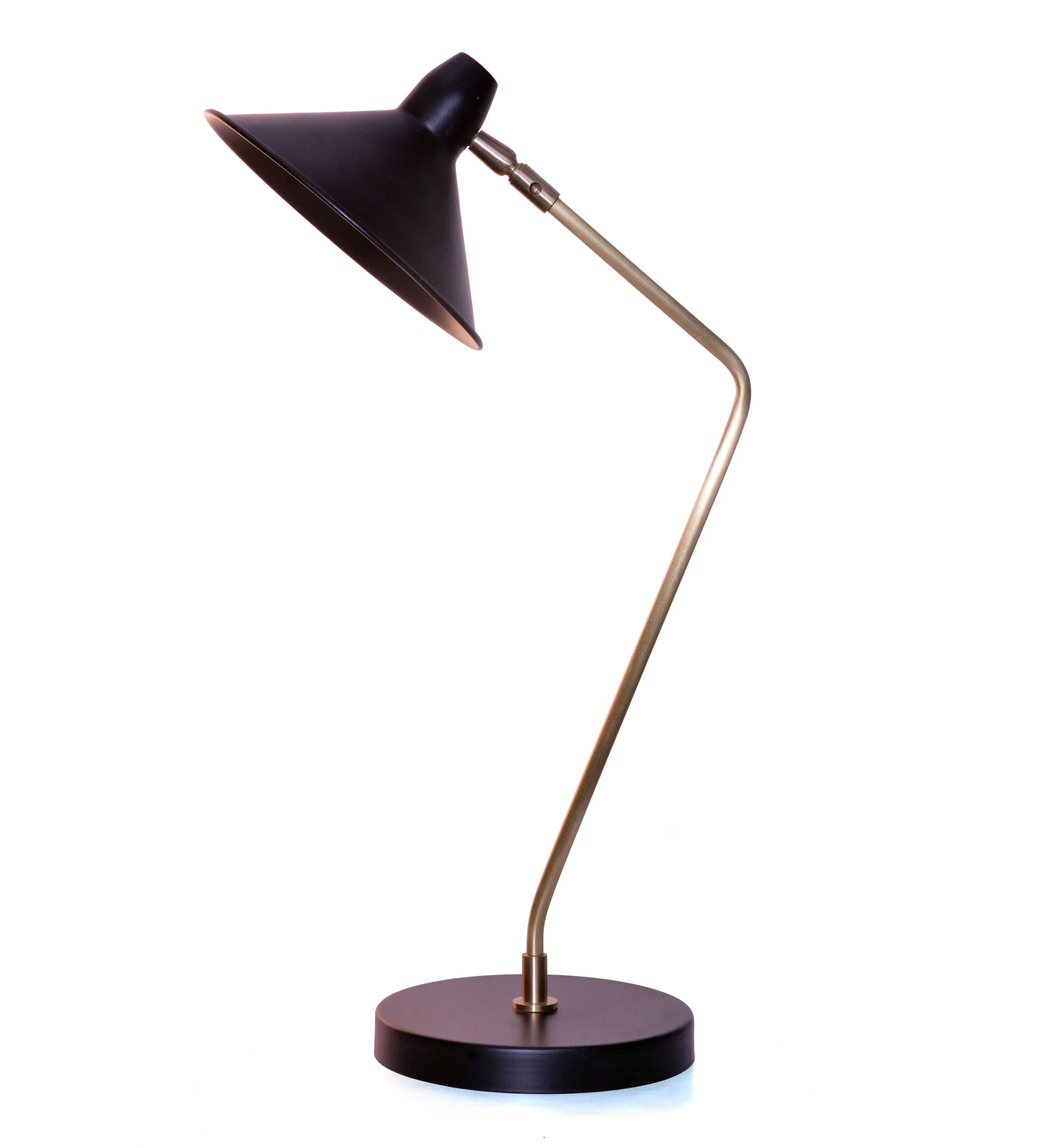 High End Luxury Sunflower Black Brass Table Lamp