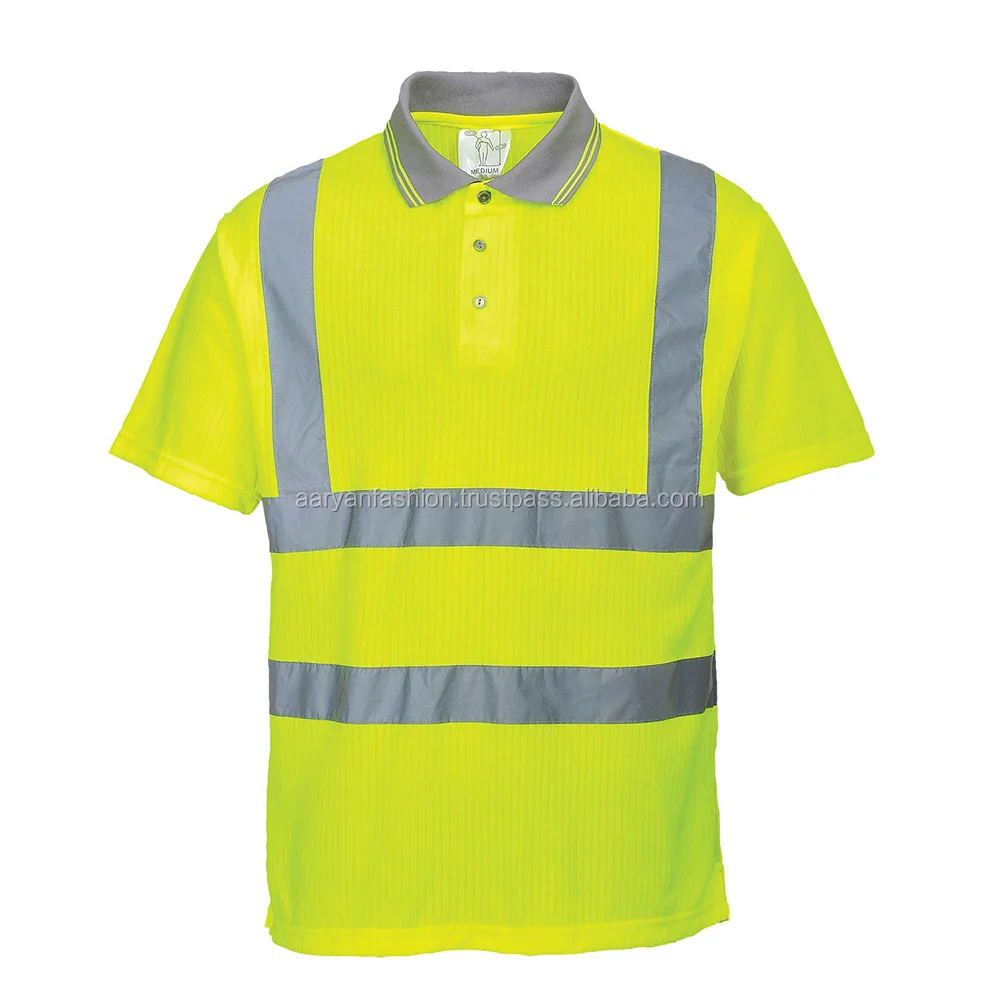 custom hi vis polo shirts