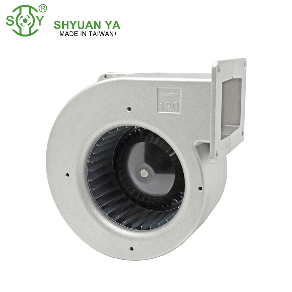 120x98mm Stainless Steel Blades Dual Ball Bearing AC Centrifugal Duct Fan Blower External Rotor Motor Home Use 115/230V OEM/ODM