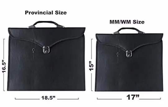 
Masonic Regalia Royal Arch MM/WM and Provincial Full Dress Apron Cases 