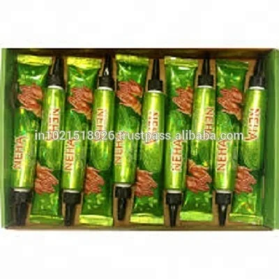 Buy Neha Natural Henna Red Tubes (Pack of 12) in Delhi, India at  healthwithherbal