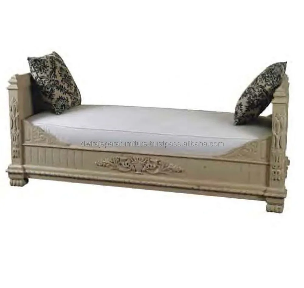 Wooden Furniture Carved Daybed Sofa Bench French Style Buy Furniture