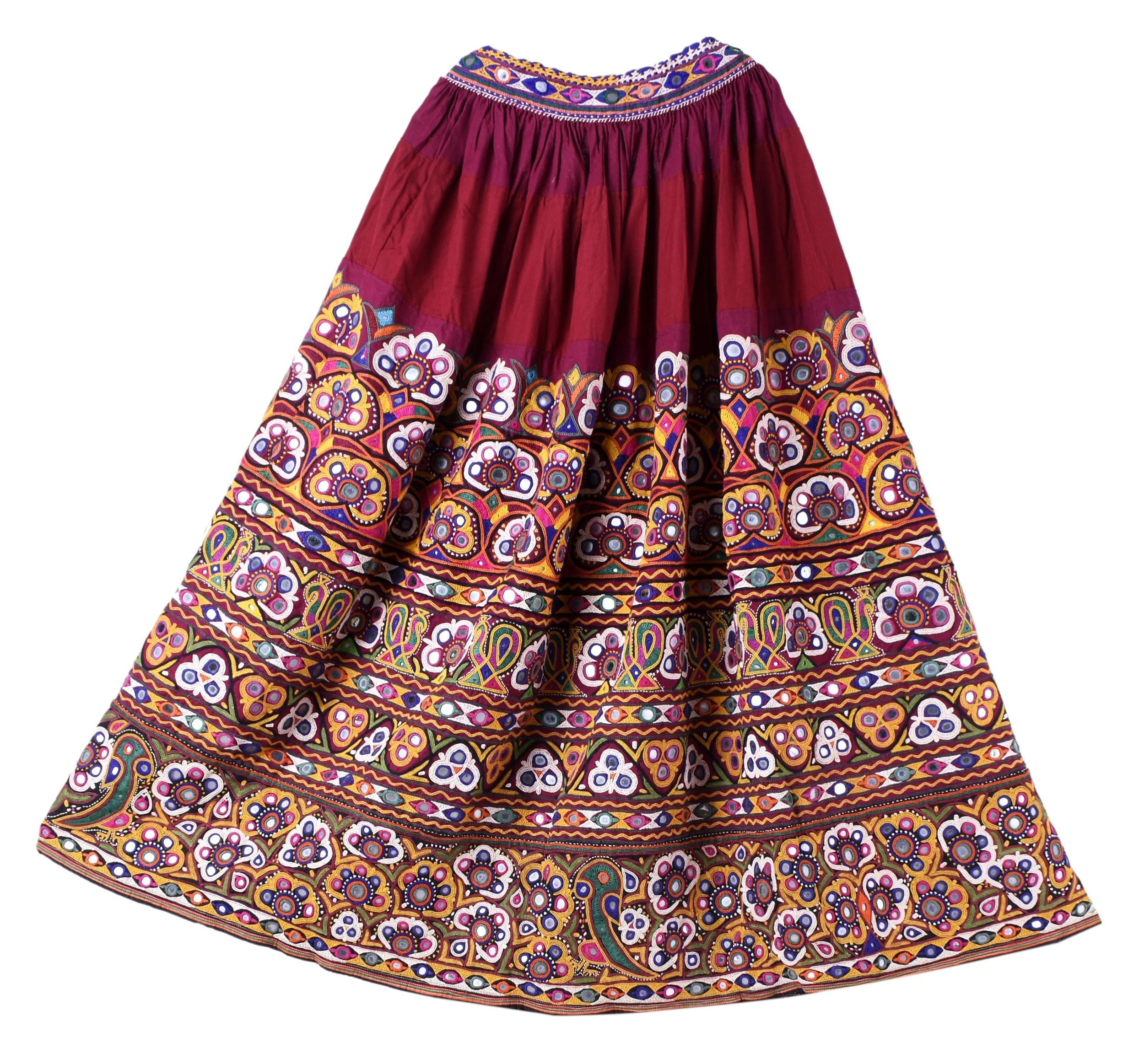 Banjara skirt  Handmade skirt  Embroidery skirt  Bottom wear  Free size skirt  Heavy work  skirt  Boho Gypsy Bohemian Embroidery skirt
