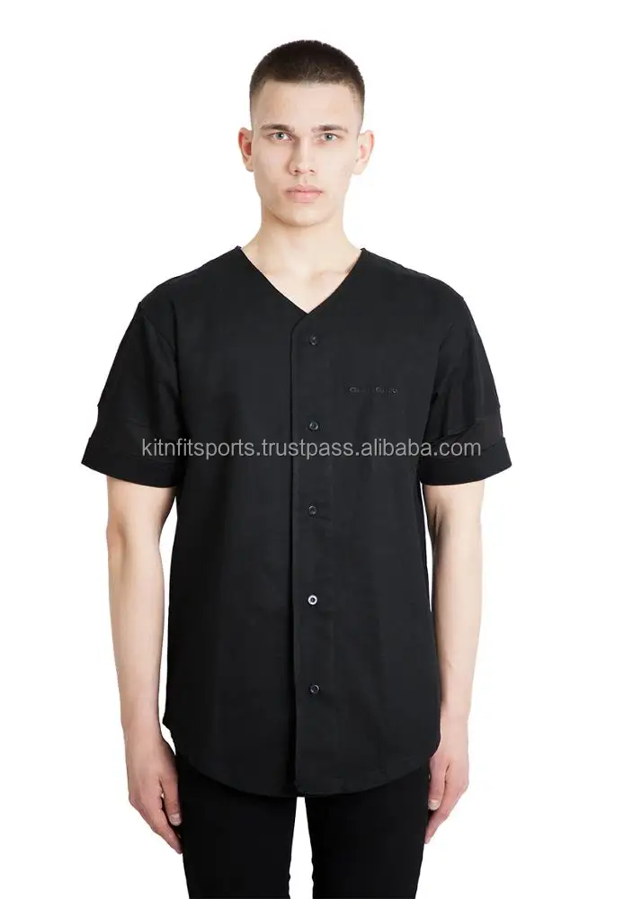 Source Custom Fashion Strip Baseball Jersey Shirts for Men Hip Hop