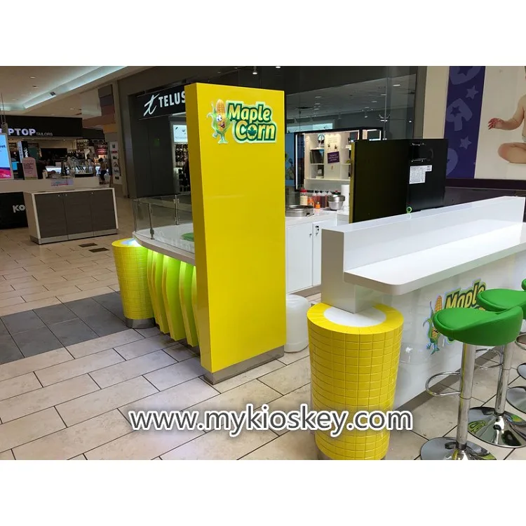 Creative Sweet Corn Kiosk  & Popcorn Kiosk Design for Shopping Mall