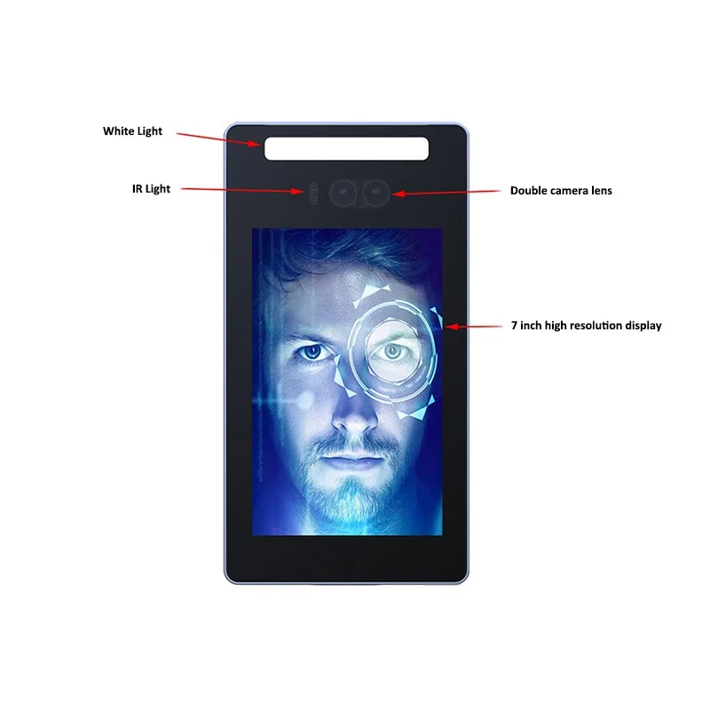 Unlock Via Face Recognition Machine Access Control System Entrance Turnstile Gate