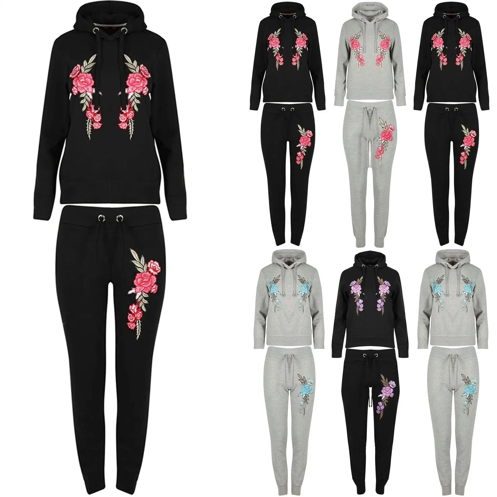 womens floral jogging suit