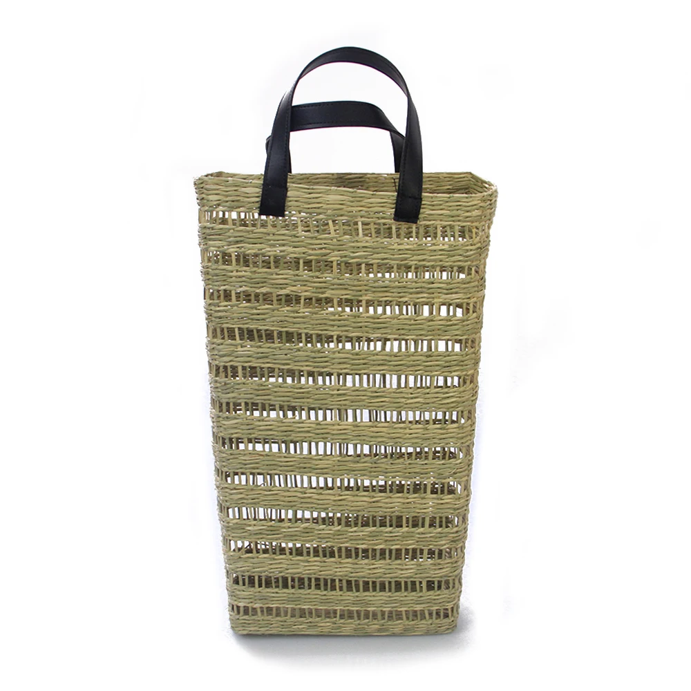 Woven Straw Market Bag For Female Cheap Wholesale Straw Beach Bag From Vietnam Sac De Paille