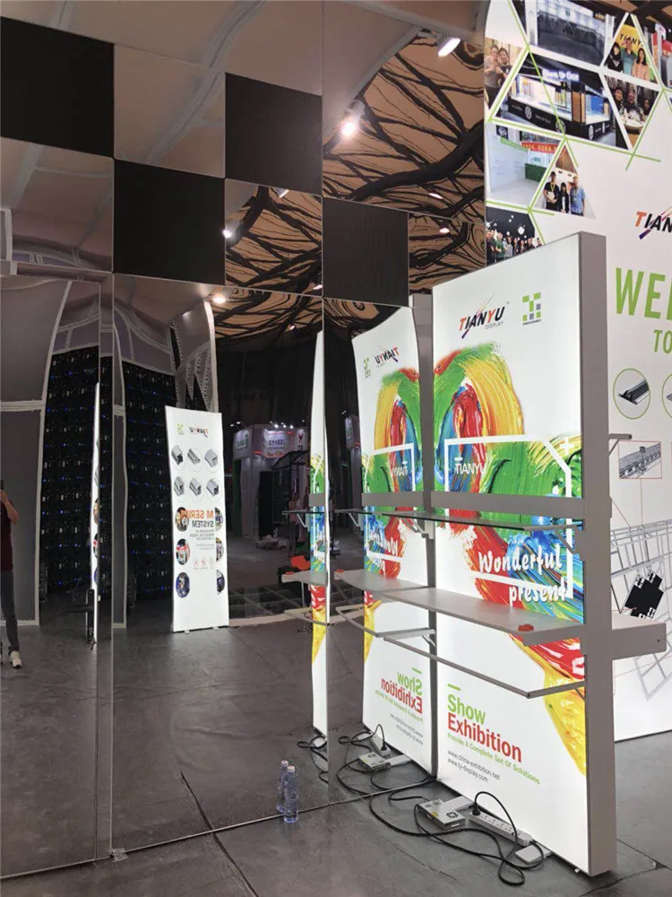 6x6 Modular and Portable DIY  Indoor LED Screen  Tradeshow Display Wall