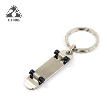 Round Custom Brand Keychain with Bottle Opener Design - Fei Hong Five  Metals Wares Co, Ltd