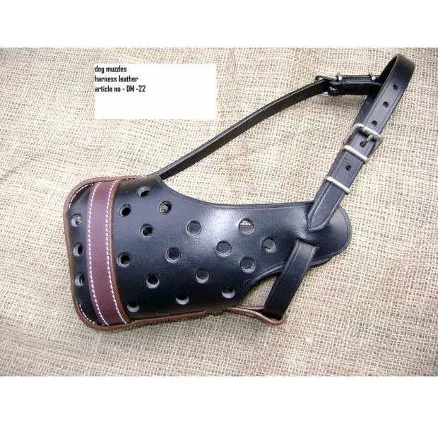 leather cat muzzle