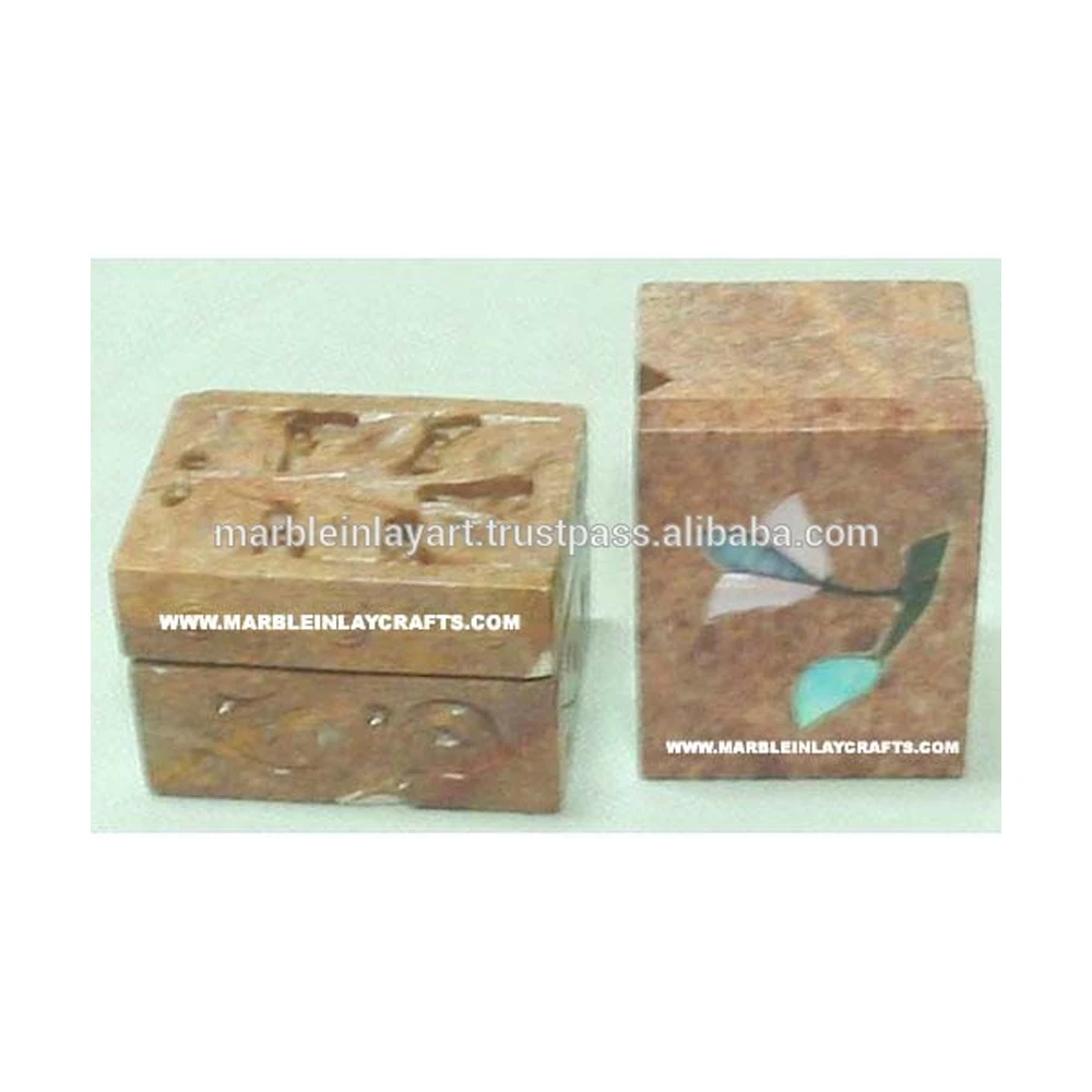 Soapstone Inlay Boxes Buy Soapstone Antique Inlay Boxes,India