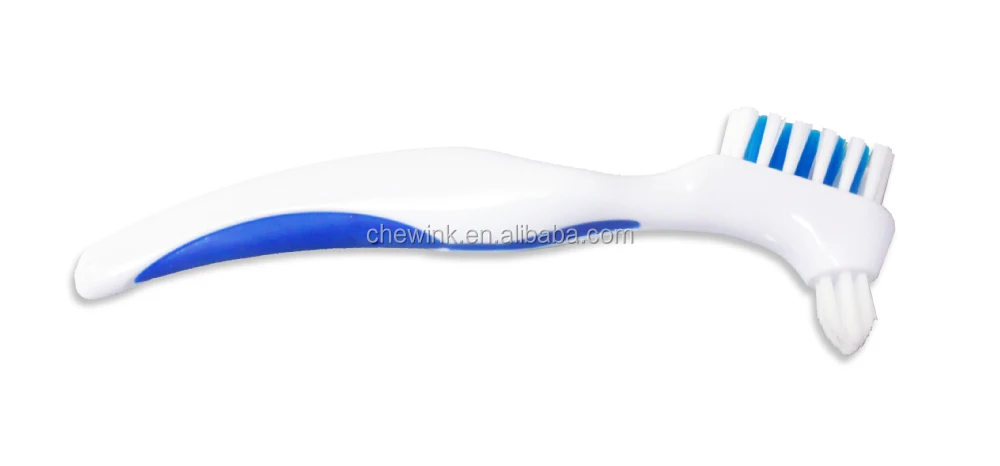 Щетка для чистки зубных протезов с щетиной для ухода за полостью рта