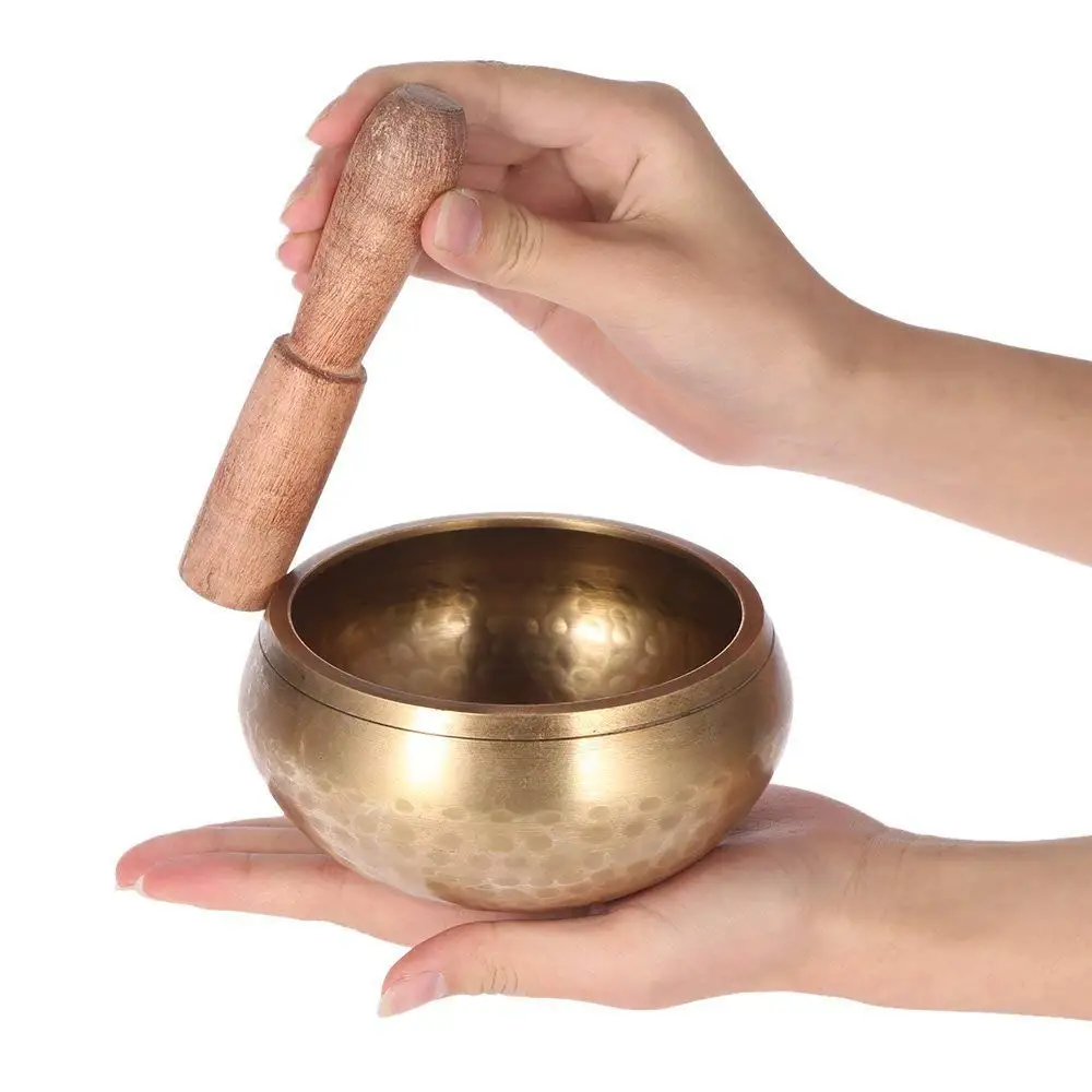 High Quality Metal Nepal Handmade Tibetan Himalaya Bowl Tibetan Singing Bowl For Yoga And 6525