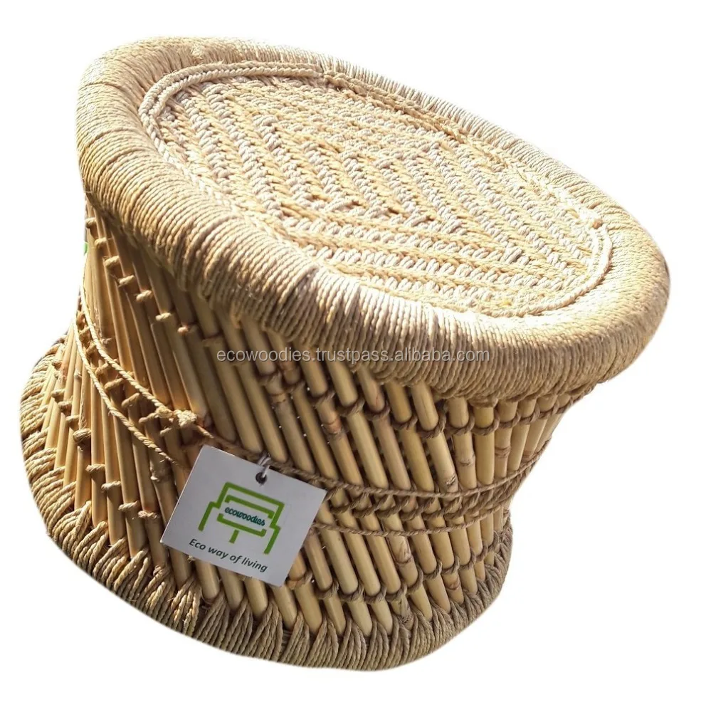 finely processed bamboo bar stool for living room & home