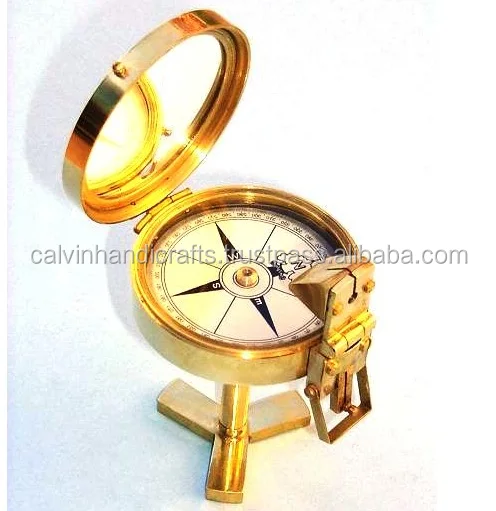 MILITARY COMPASS ENGINEERING COMPASS PRISMATIC HANDMADE VINTAGE NAUTICAL STYLE 