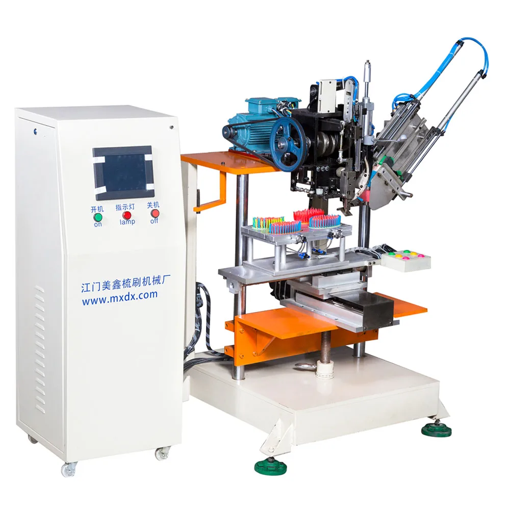 2 Axis single head brush and broom Tufiting machine equipment