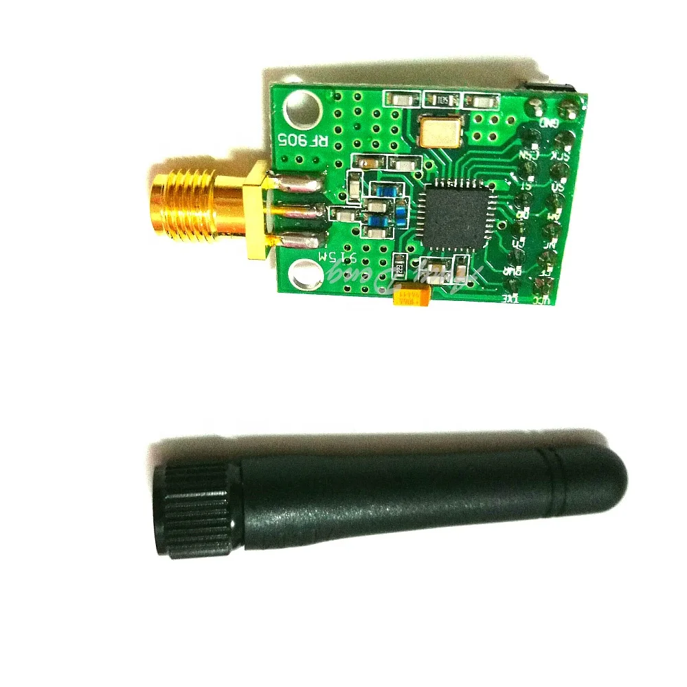 Taidacent FSK and GMSK Modulation 433MHz Wireless Transceiver Module with Antenna NRF905 Wireless Module