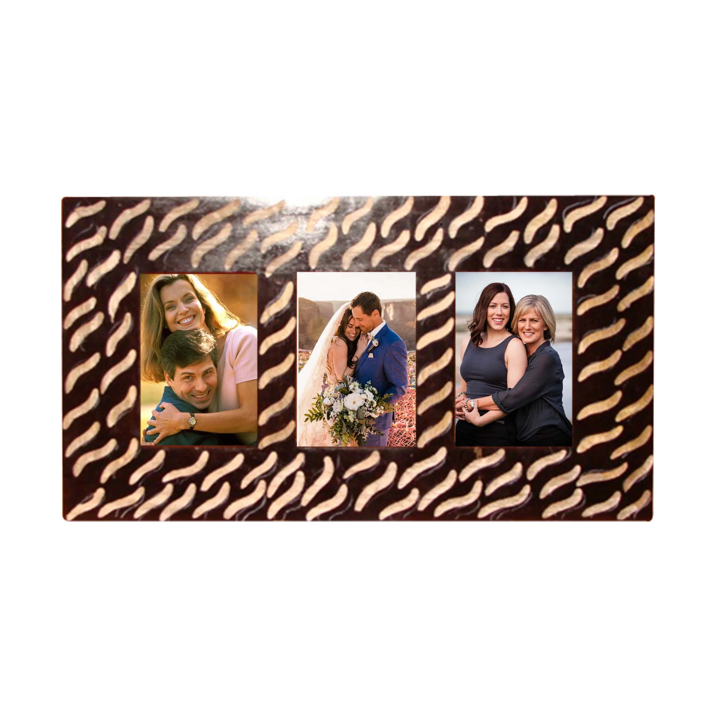 Elevate Your Decor With Unique Vintage Handmade Mango Wood Picture