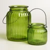 Green Color Glass