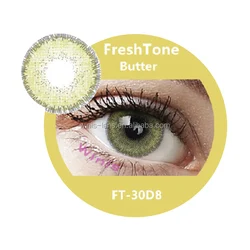 Медицинские сертифицированные магнитные цветные контактные линзы FreshTone oil enthralling Diva