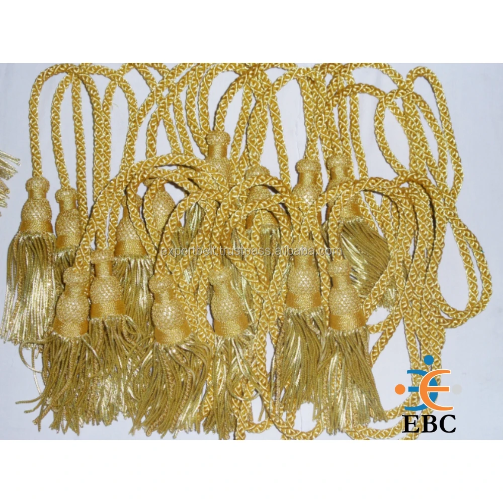 CM Almy  Gold Metallic Tassels