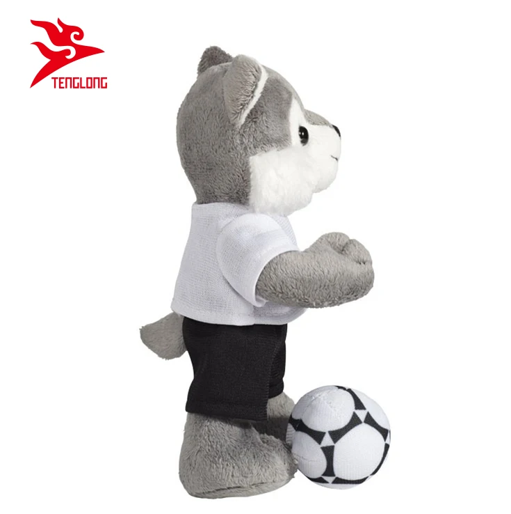 Red & White Football Kit for Stuffed Animals