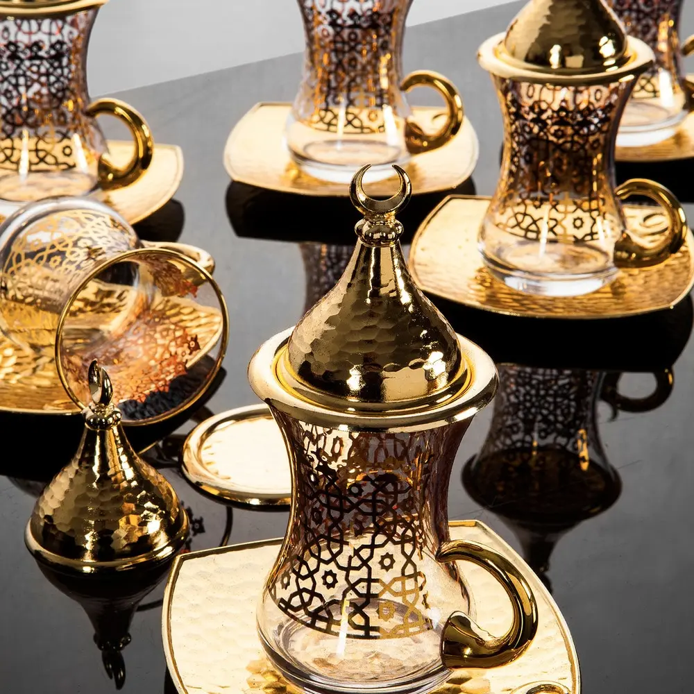 Arabic Tea Cups Set For Six People Buy Turkish Tea Set Arabic Tea Cups Set Tea Cups Set For Six People Product On Alibaba Com