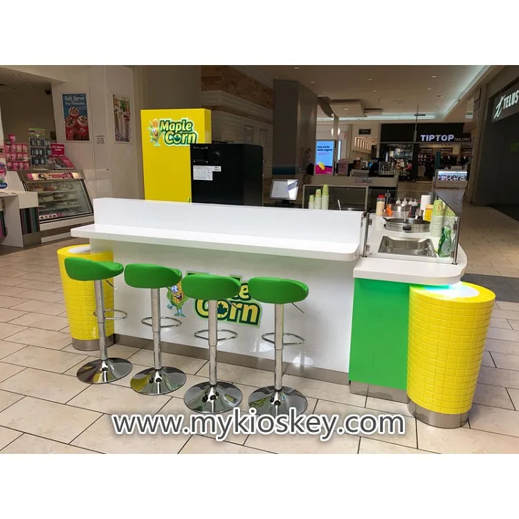 Creative Sweet Corn Kiosk  & Popcorn Kiosk Design for Shopping Mall