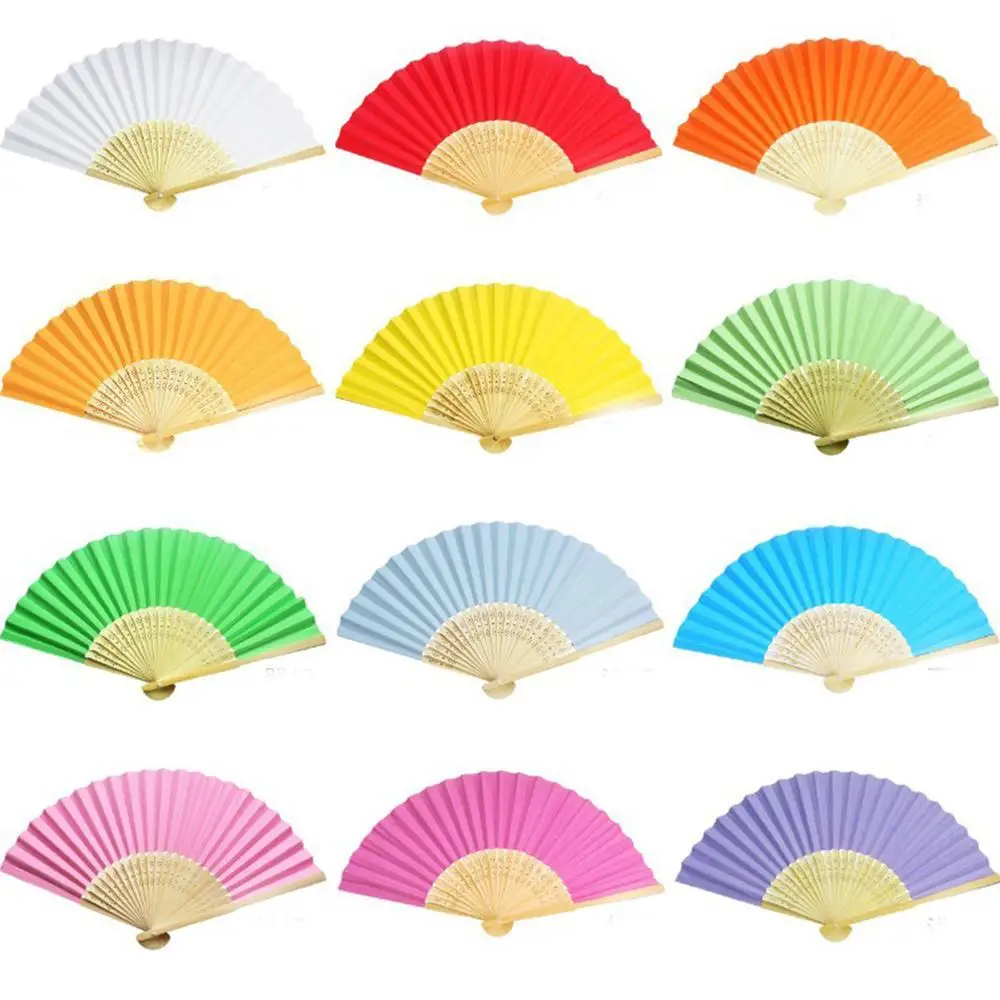 Hand Held Folding Paper Fan Japanese Handheld Folding Fan Buy Colorful Paper Hand Fans