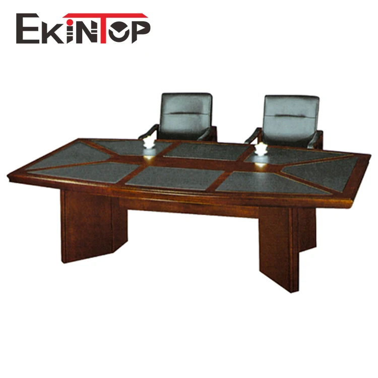 Wooden Veneer Small Meeting Table for Conference Room